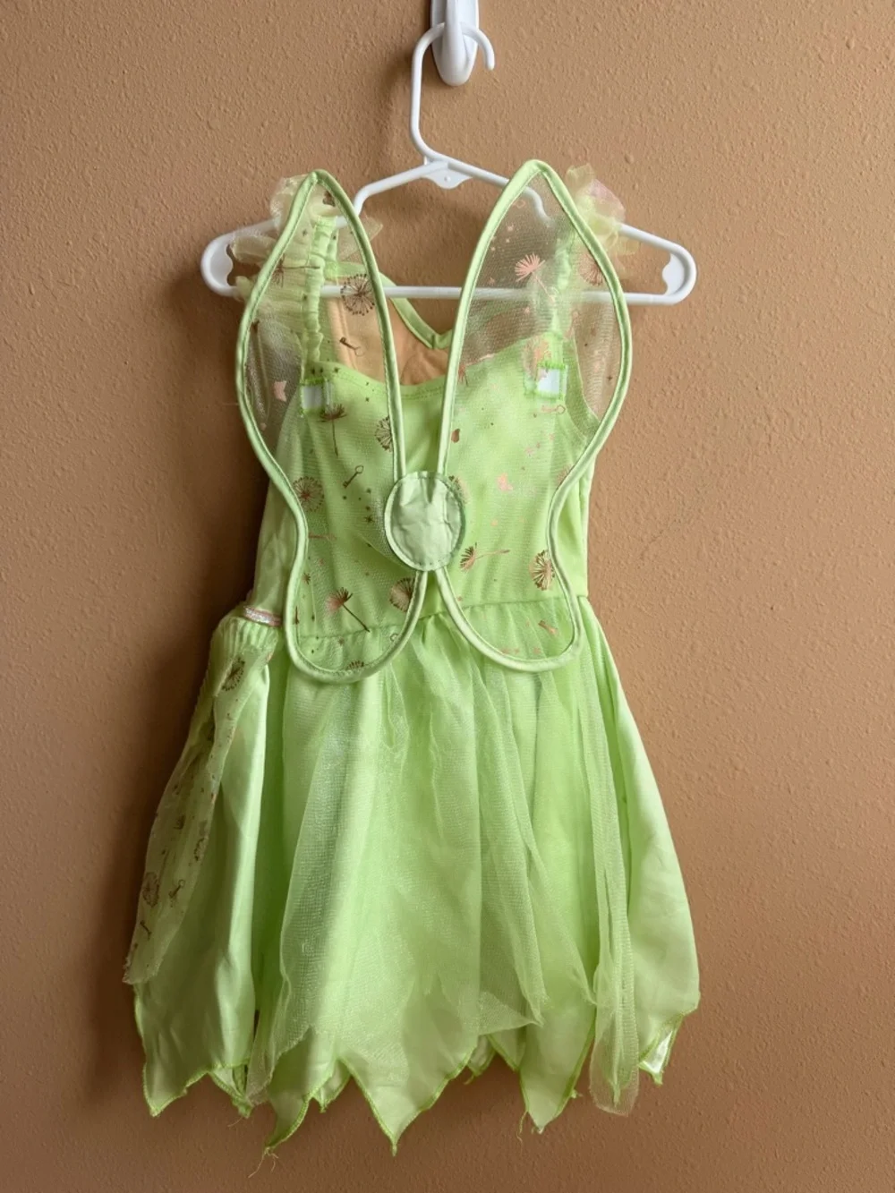 Disney Light Green and Pink Fairy Dress Costume - Picture 4 of 6